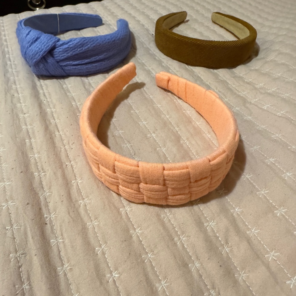 Set of 3 Wide Headbands